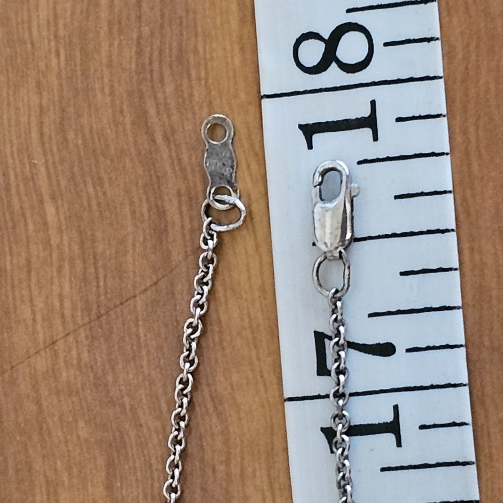 18" 925 Silver Chain with Lobster Clasp Great Quality